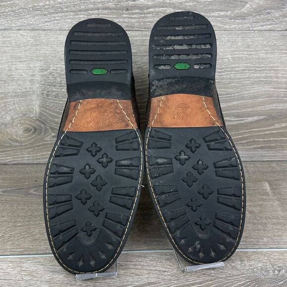 Timberland Earthkeepers 73173 Men's Sz 8.5M Black Brown Leather Mid Chukka Boots - Picture 7 of 12